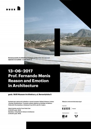 Prof. Fernando Menis: Reason and Emotion in Architecture